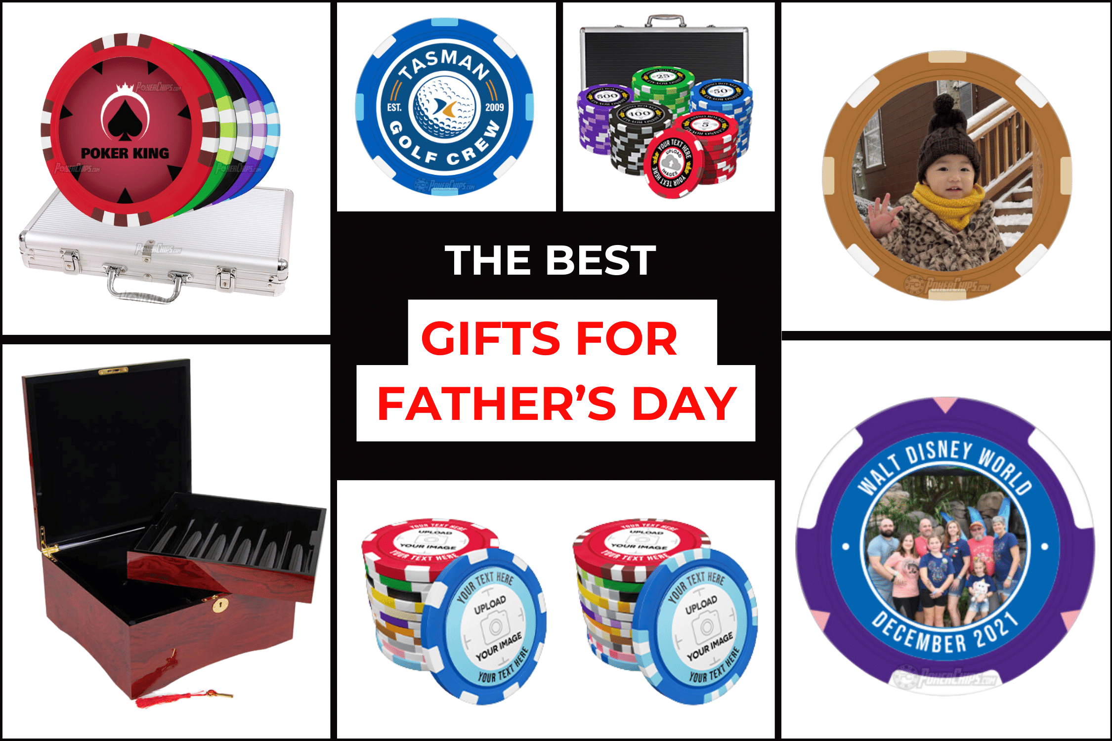 Father's Day Gift Guide Poker Chip Addition