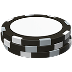 multi-stripe custom poker chips