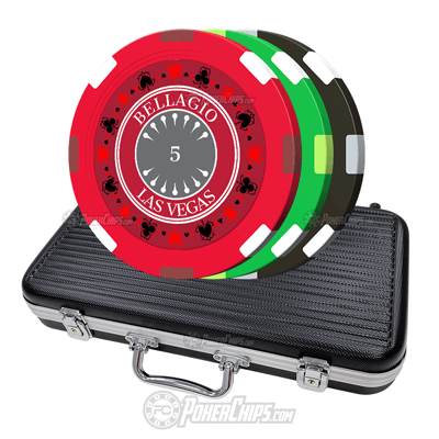 Bellagio Las Vegas Custom Poker Chips Set