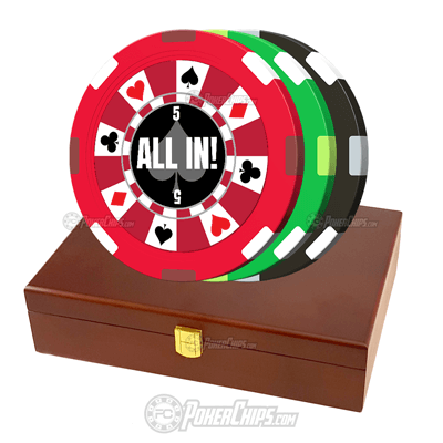 Ring of Suits Custom Poker Chips Set