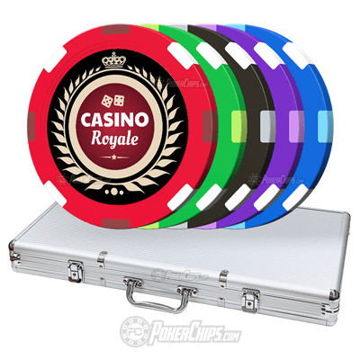 Crown Royal Custom Poker Chips Set
