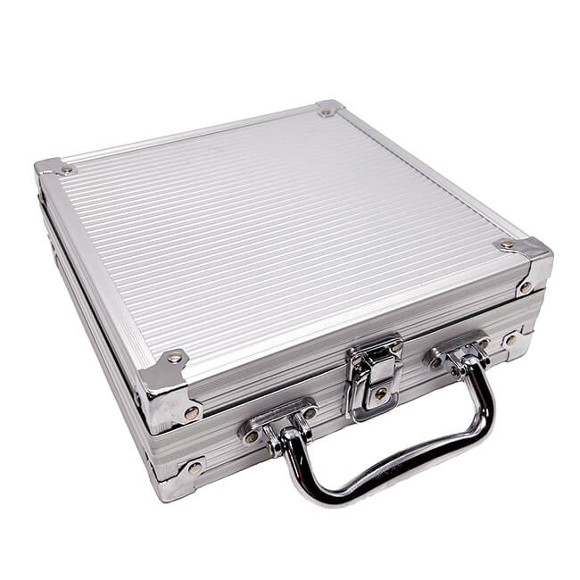 100ct Aluminum Poker Chip Case