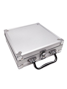 100ct Aluminum Poker Chip Case