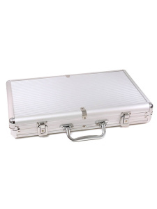 300ct Aluminum Poker Chip Case