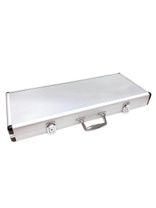 600ct Aluminum Poker Chip Case
