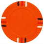 12 Stripe - Orange Clay Poker Chips