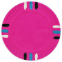 12 Stripe - Pink Clay Poker Chips