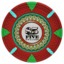 The Mint - $5 Red Clay Poker Chips
