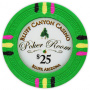 Bluff Canyon - $25 Green Clay Poker Chips