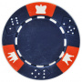 Crown & Dice - Blue Clay Poker Chips