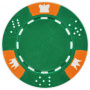Crown & Dice - Green Clay Poker Chips