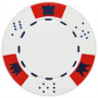 Crown & Dice - White Clay Poker Chips