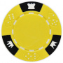 Crown & Dice - Yellow Clay Poker Chips