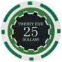 Eclipse - $25 Green Clay Poker Chips