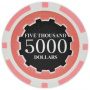 Eclipse - $5000 Pink Clay Poker Chips