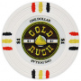Gold Rush - $1 White Clay Poker Chips