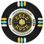 Gold Rush - $100 Black Clay Poker Chips