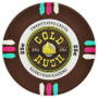 Gold Rush - 25¢ Brown Clay Poker Chips