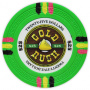Gold Rush - $25 Green Clay Poker Chips