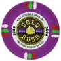 Gold Rush - $500 Purple Clay Poker Chips