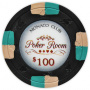 Monaco Club - $100 Black Clay Poker Chips