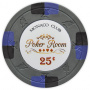 Monaco Club - 25¢ Gray Clay Poker Chips