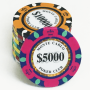 Monte Carlo Clay Poker Chips (Roll of 25)