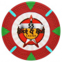 Rock & Roll - $5 Red Clay Poker Chips