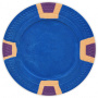 Double Trapezoid - Blue Clay Poker Chips
