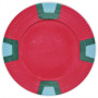 Double Trapezoid - Red Clay Poker Chips