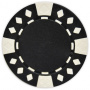 Diamond Suited - Black Clay Poker Chips