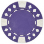 Diamond Suited - Purple Clay Poker Chips