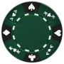 Ace King Suited - Green Clay Poker Chips