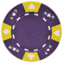 Ace King Suited - Purple Clay Poker Chips