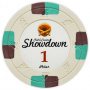 Showdown - $1 Ivory Clay Poker Chips