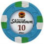 Showdown - $10 Blue Clay Poker Chips