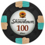 Showdown - $100 Black Clay Poker Chips