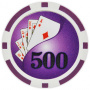 Yin Yang - $500 Purple Clay Poker Chips