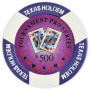 Tournament Pro - $500 Purple Clay Poker Chips