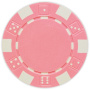 Striped Dice Clay Poker Chips (Roll of 25)