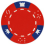 Crown & Dice - Red Clay Poker Chips