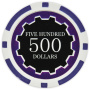 Eclipse - $500 Purple Clay Poker Chips