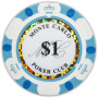 Monte Carlo ($1 White) Clay Poker Chips