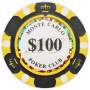 Monte Carlo ($100 Black) Clay Poker Chips