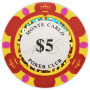 Monte Carlo ($5 Red) Clay Poker Chips