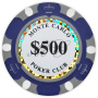 Monte Carlo ($500 Dark Blue) Clay Poker Chips