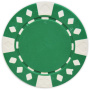 Diamond Suited - Green Clay Poker Chips
