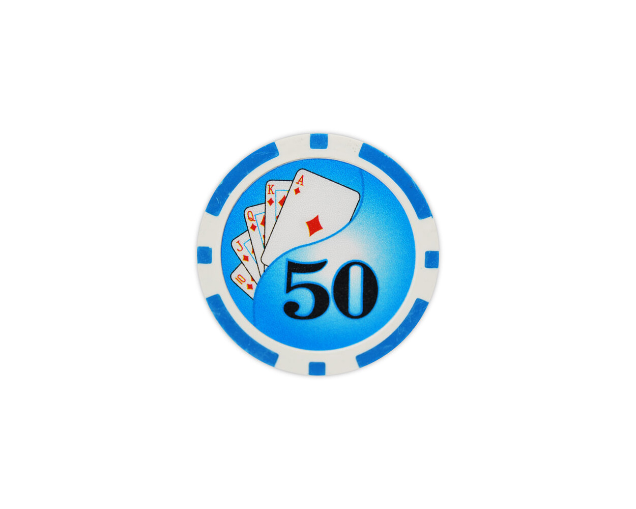 Get 1 Free 50 Light Blue $50 Ben Franklin 14g Clay Poker Chips New Buy 2 