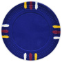 12 Stripe - Blue Clay Poker Chips