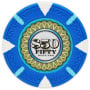 The Mint - $50 L. Blue Clay Poker Chips